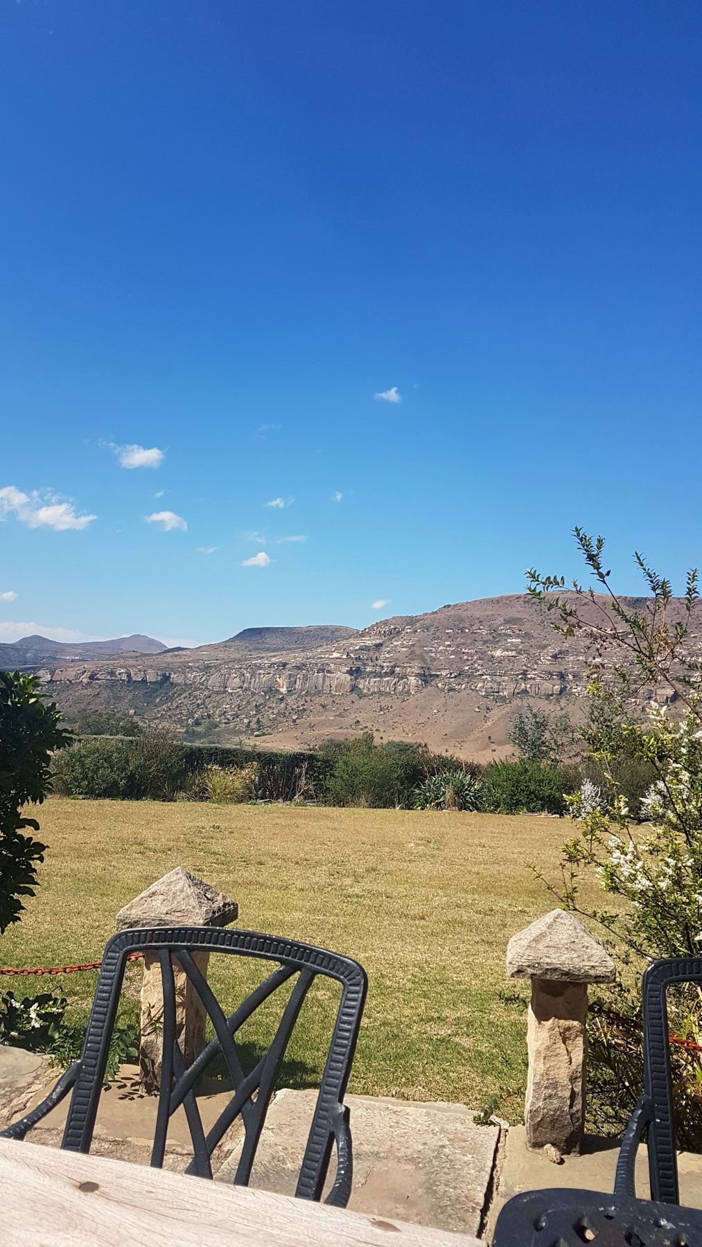 The mountains above the farm